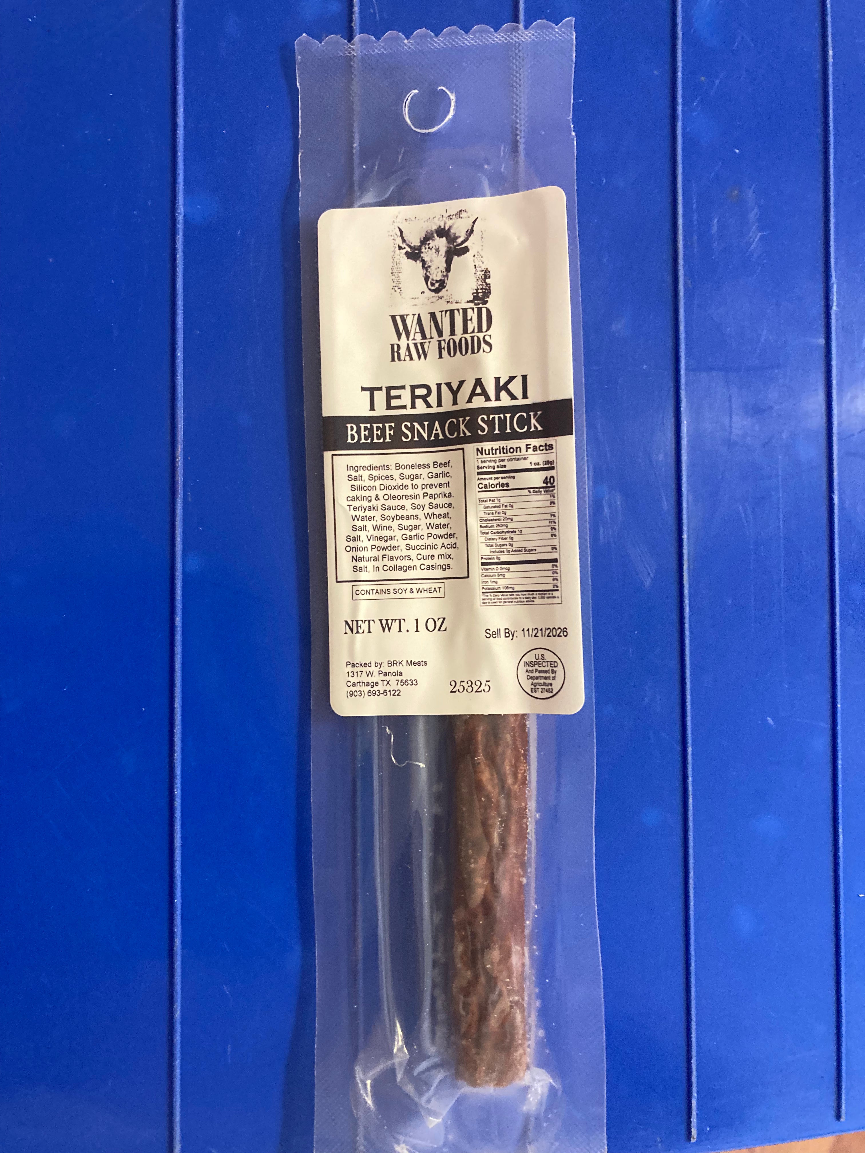 Teriyaki Beef Jerky