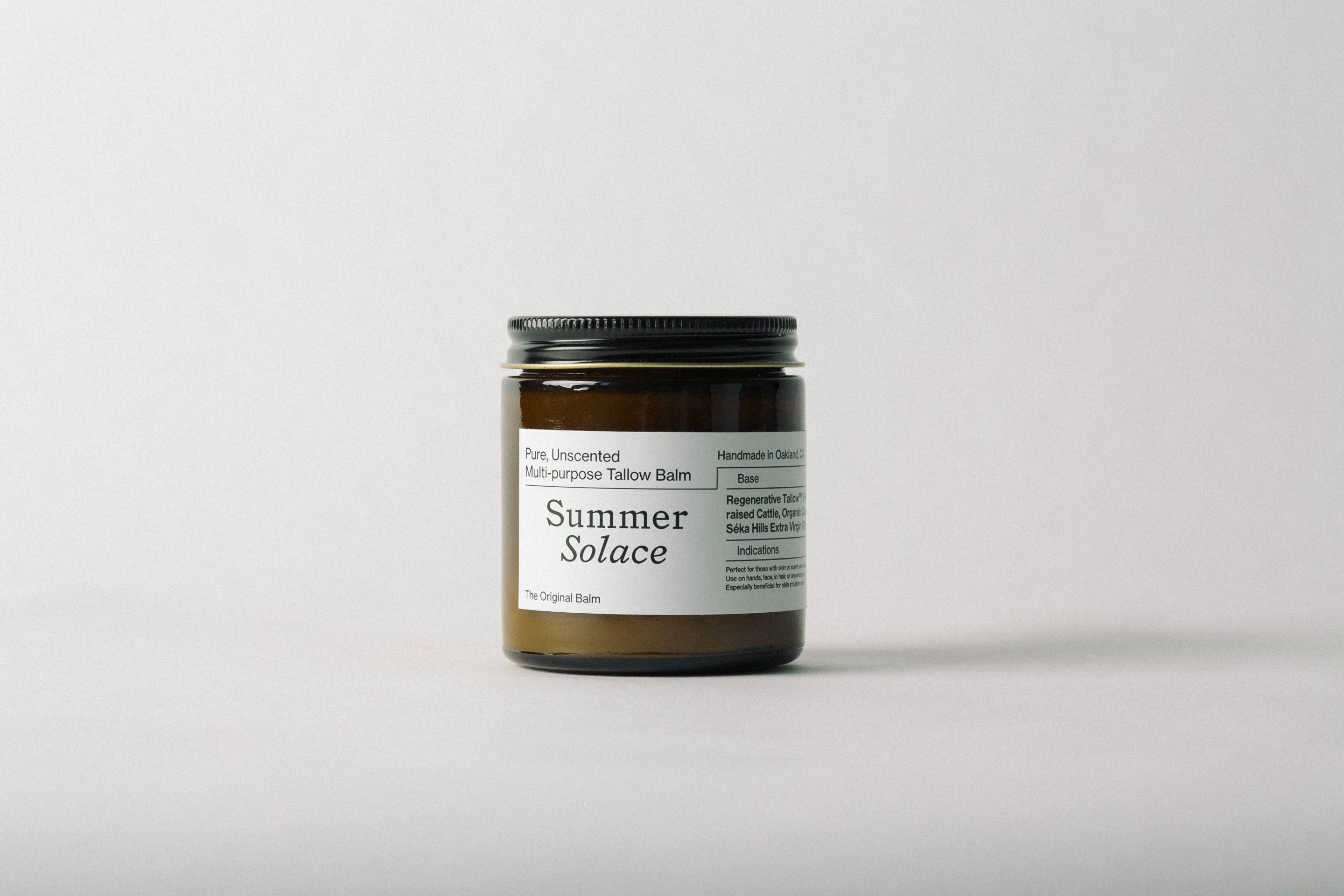 Pure Unscented Balm- 4 oz- Regenerative Tallow®