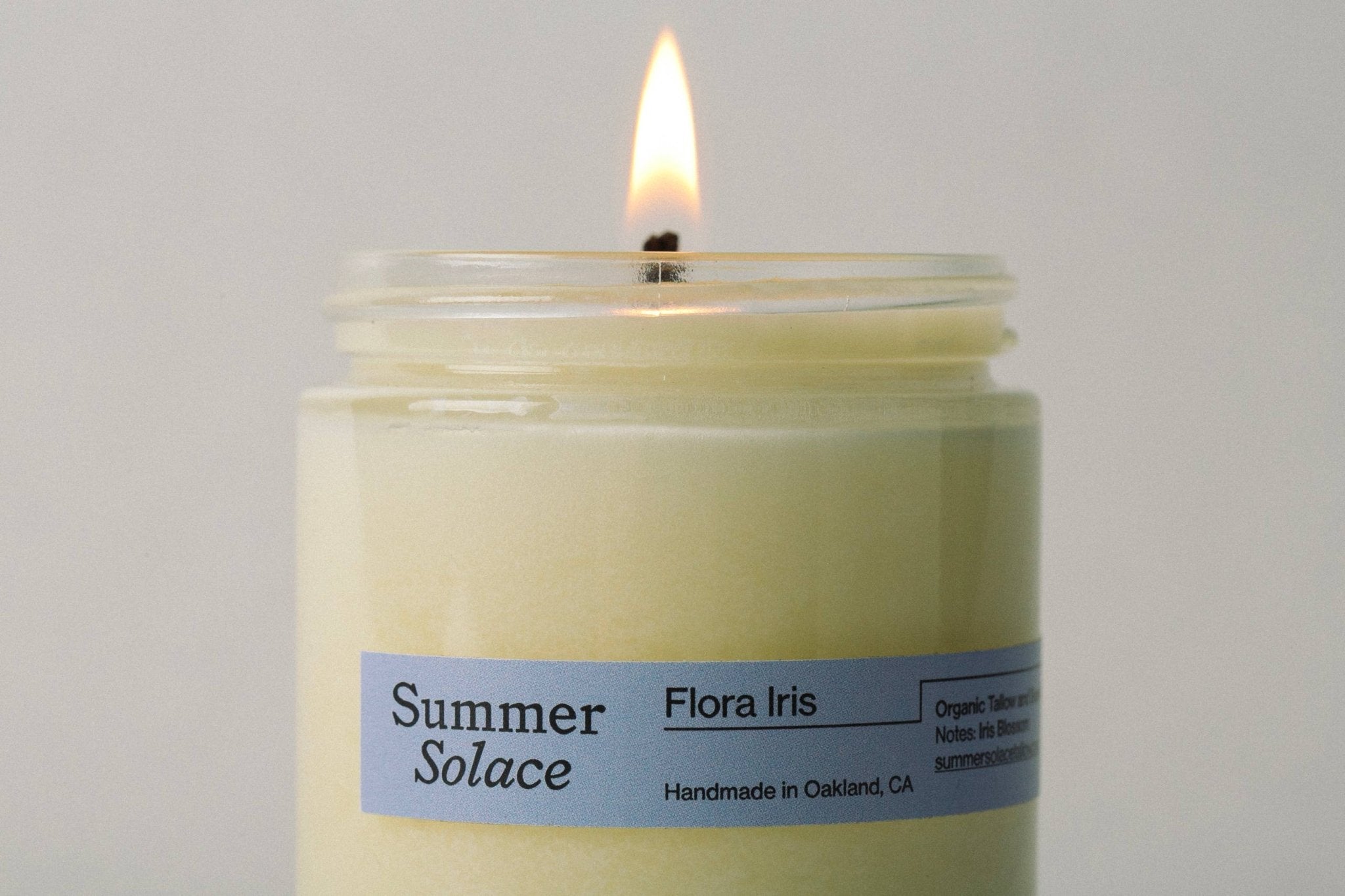 Flora Iris Candle - Regenerative Tallow® - 4 oz - Curations