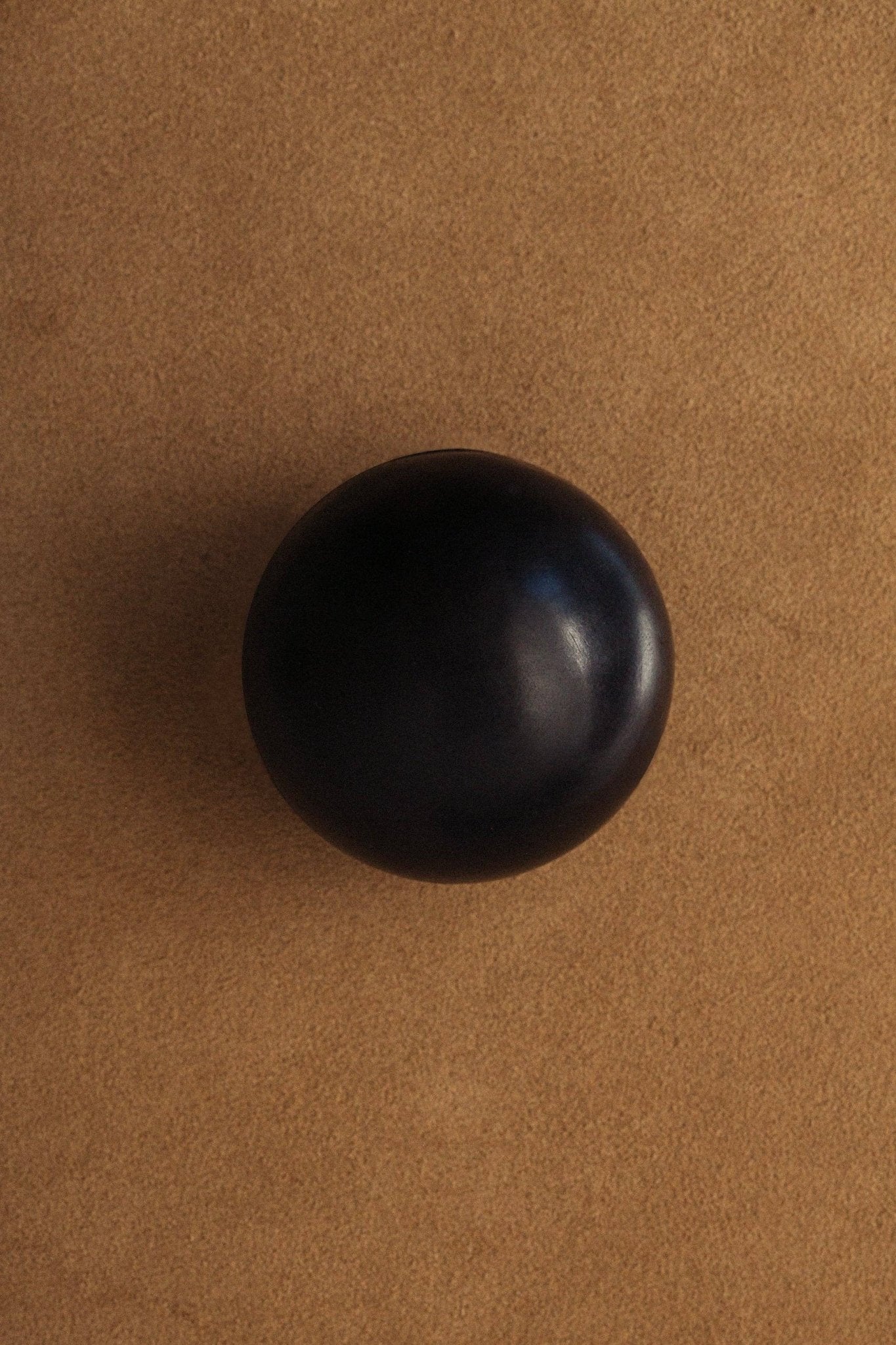 Gardeners Activated Charcoal Sphere Soap - 3.5 oz: Gardeners Charcoal Tallow Sphere Soap - Curations