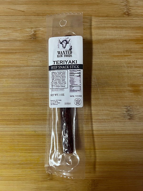 Teriyaki Beef Snack Sticks - Sausages