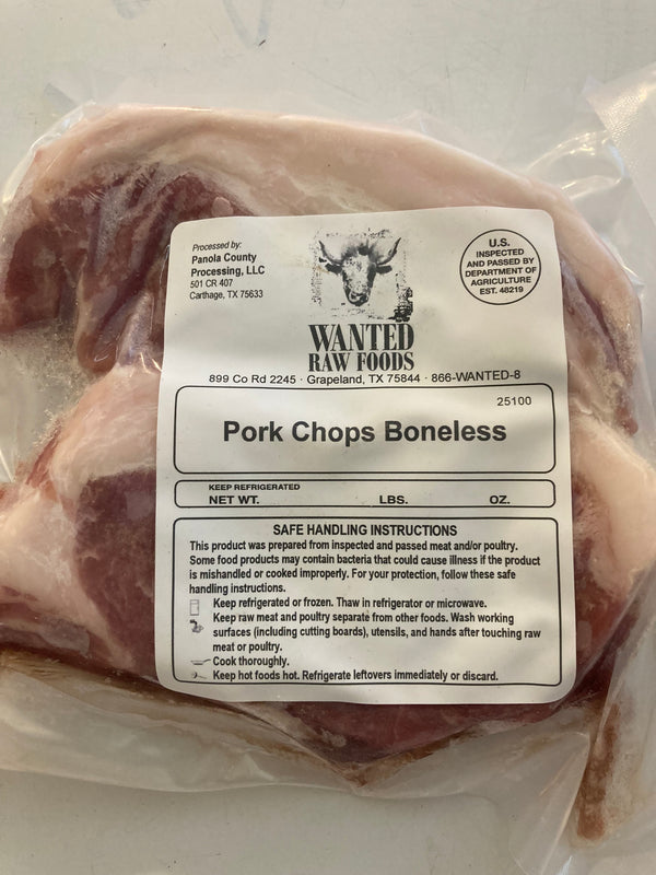 Pork Boneless Chops