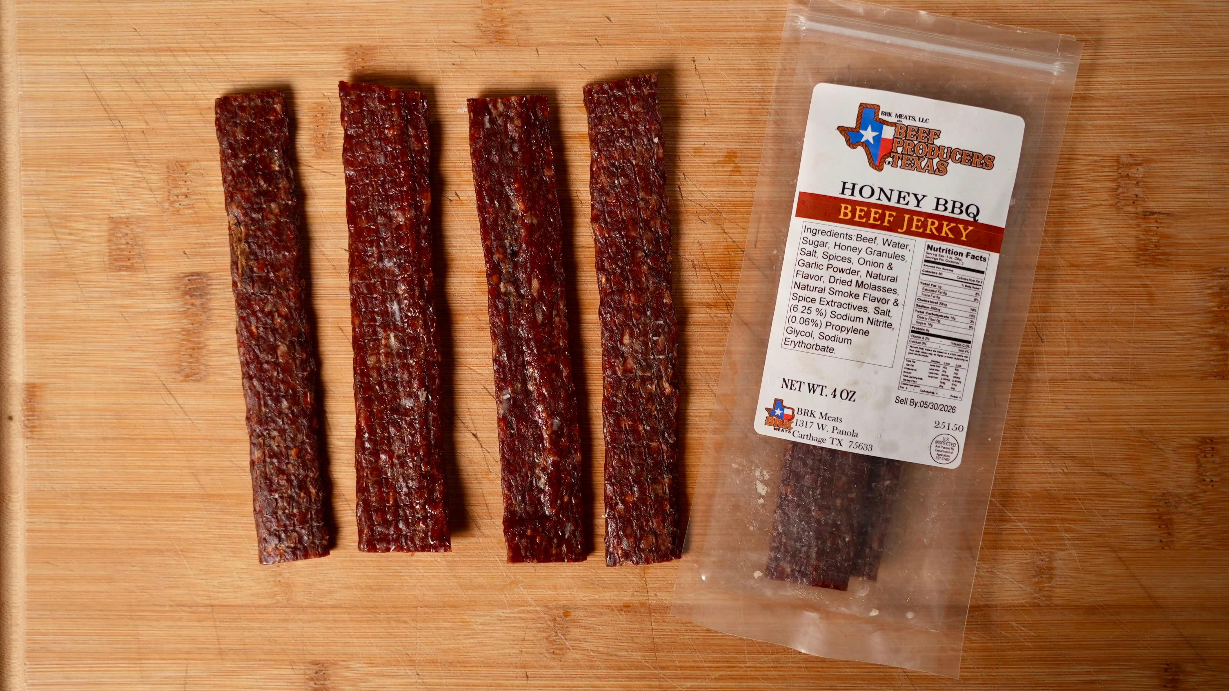Beef Honey BBQ Jerky