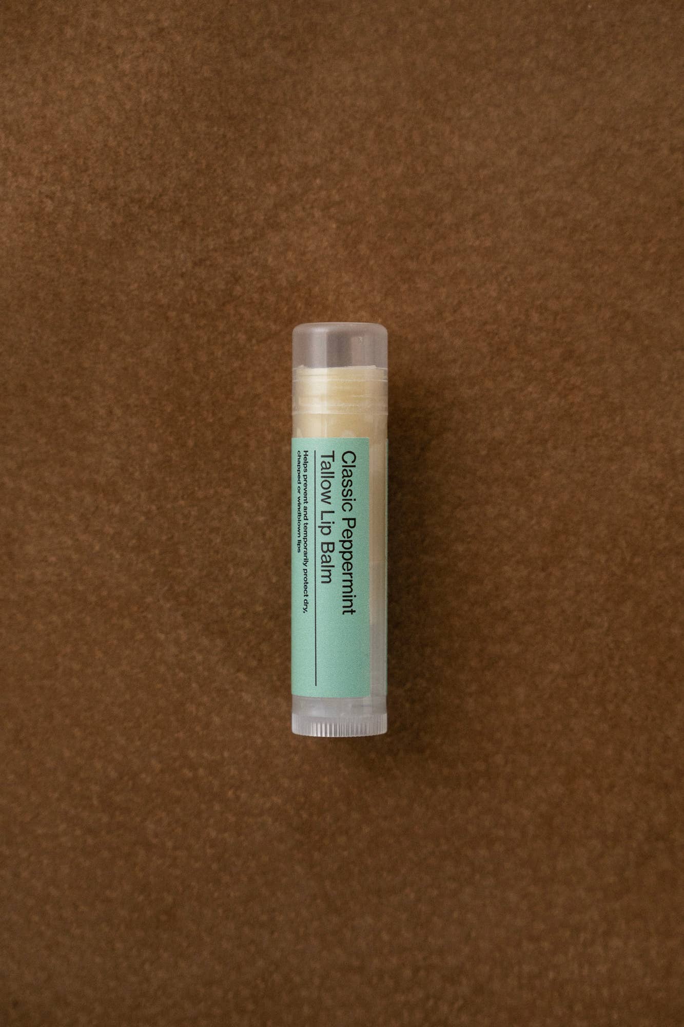 Classic Peppermint Lip Balm - Regenerative Tallow® - .15 oz - Curations