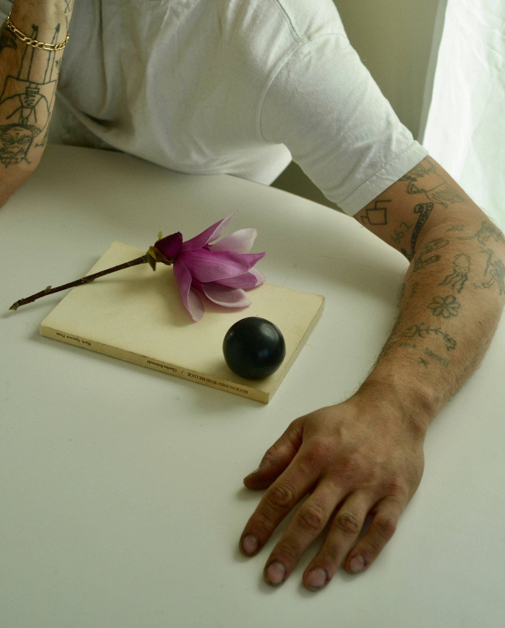 Gardeners Activated Charcoal Sphere Soap - 3.5 oz: Gardeners Charcoal Tallow Sphere Soap - Curations