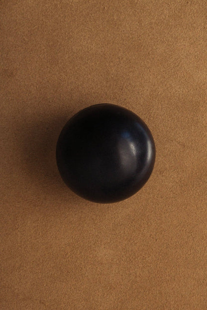 Gardeners Activated Charcoal Sphere Soap - 3.5 oz: Gardeners Charcoal Tallow Sphere Soap - Curations