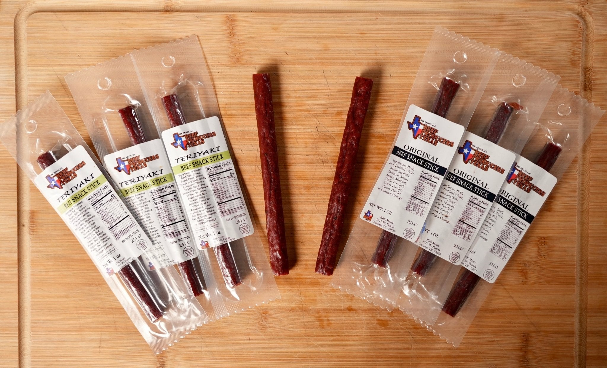 Original Beef Snack Sticks - Smoked Meats