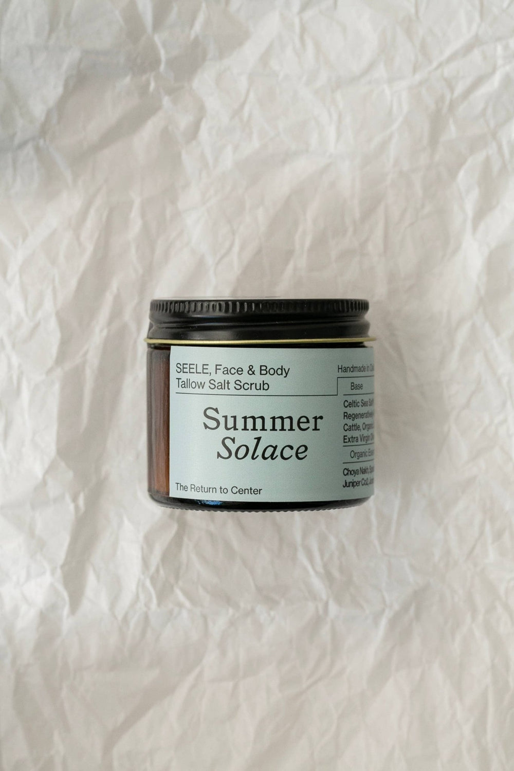 Seele Celtic Sea Salt® Scrub - Regenerative Tallow®- 60mL