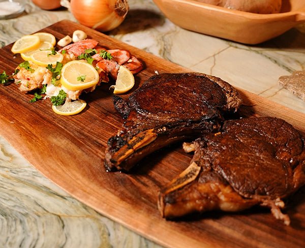 Valentines Day Buy 2 Bone - In Ribeye Steaks, Get 2 Lobster Tails FREE - Butcher Curations