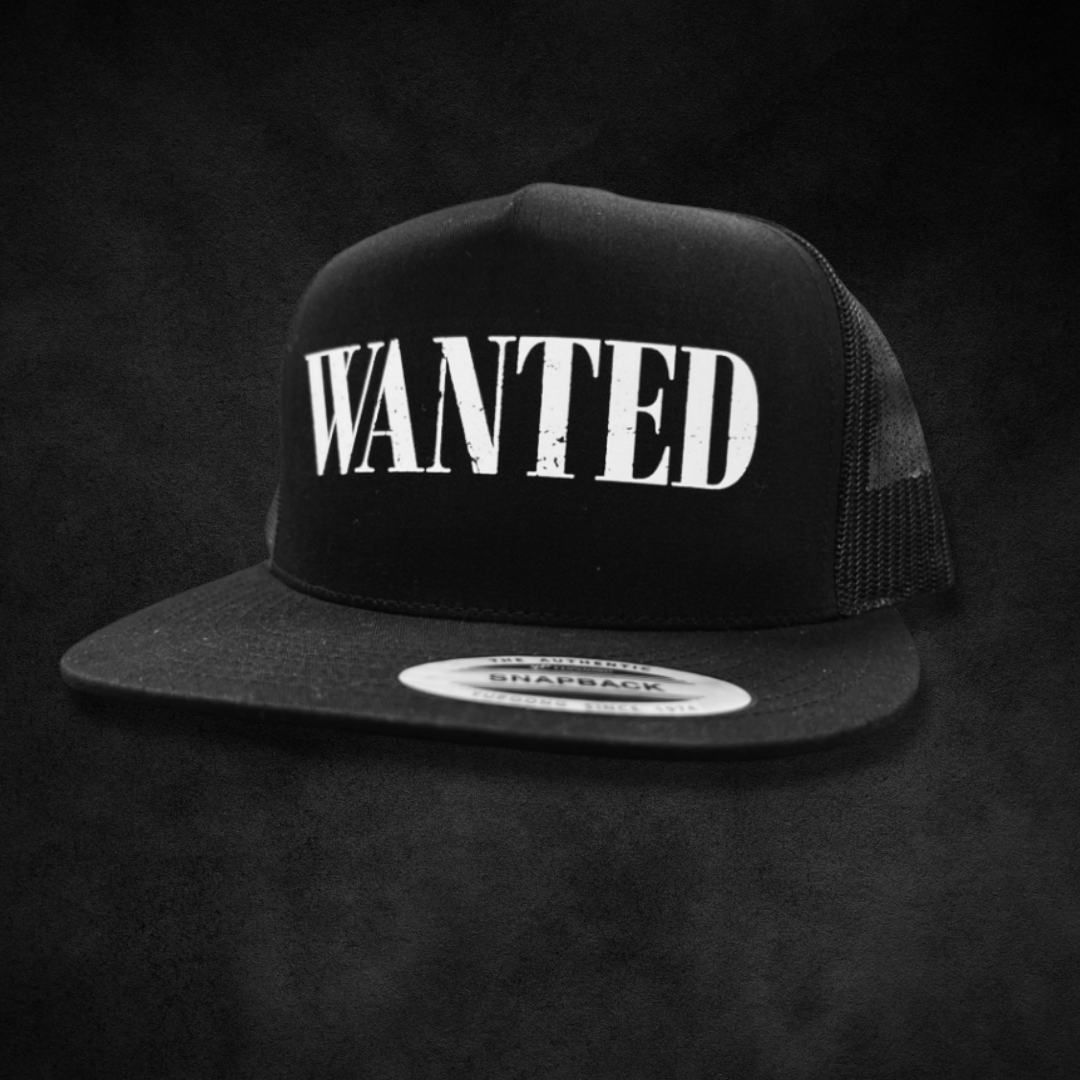 WRF Black Trucker Cap - Merch